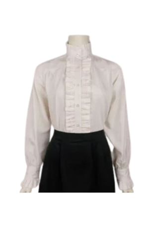 Ruffle Front Blouse