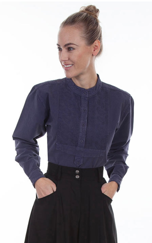 Paisley BIB Front Blouse