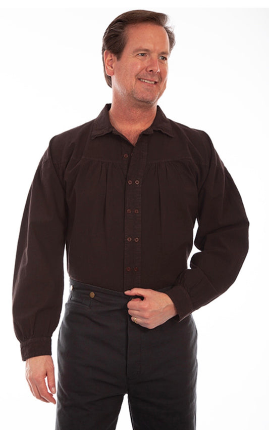 Scully Two Button Placket Shirt