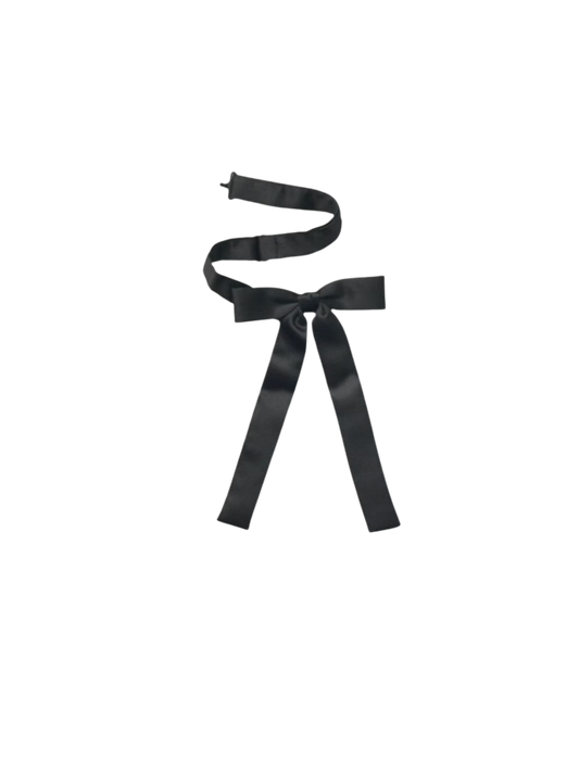 Black String Bow Tie